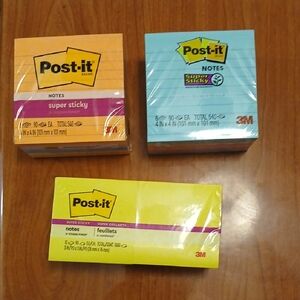 Post-it Super Sticky Notes Set